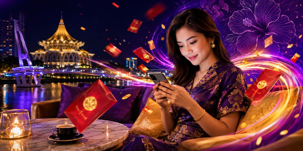 Sambutan loteri bonus sampul merah di Kuching